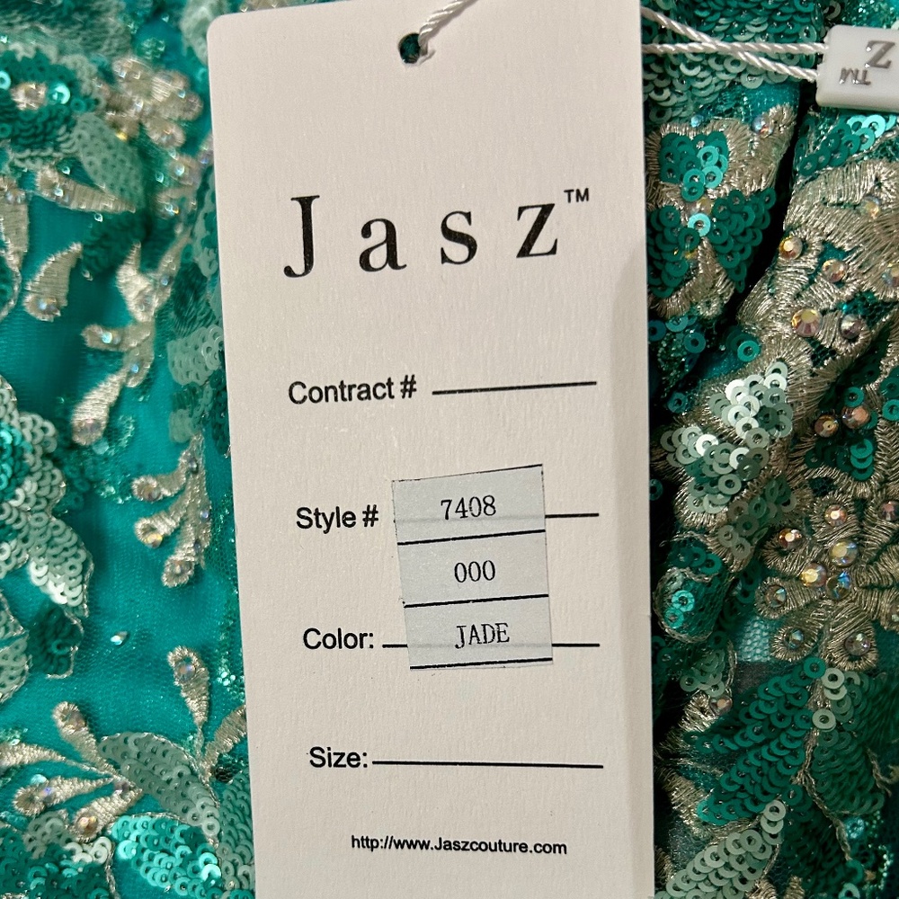 NWT Jazz Courture Size 000 Prom Dress Item 7408 - Picture 4 of 11